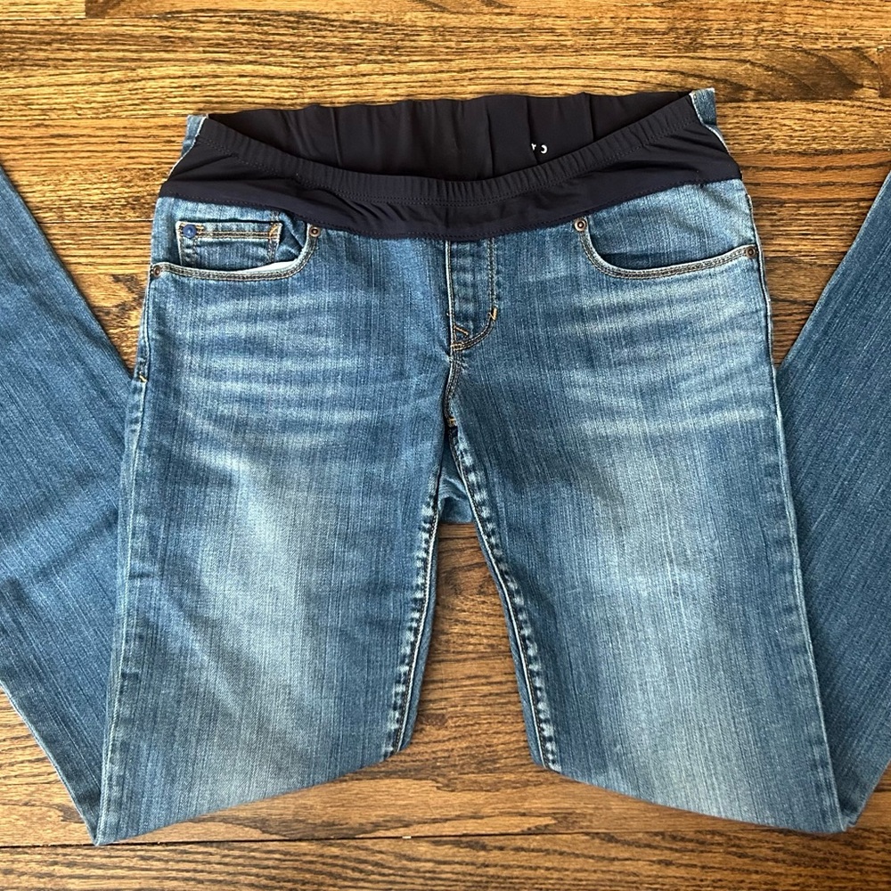 Women's Maternity Blue Jeans